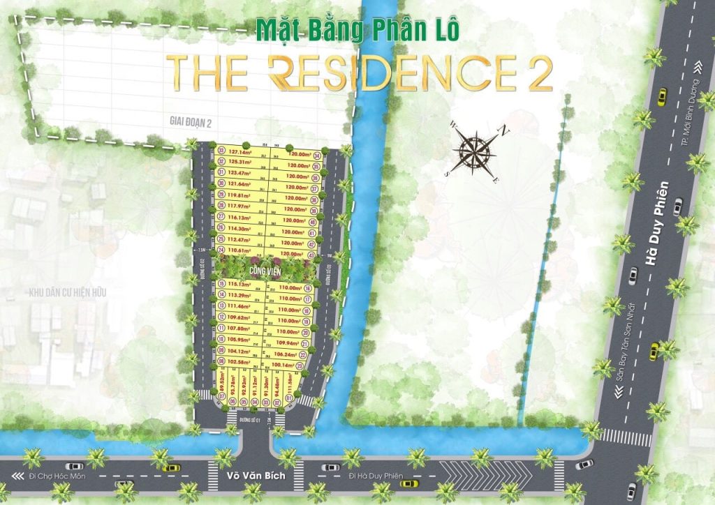 Mặt bằng The Residence 2